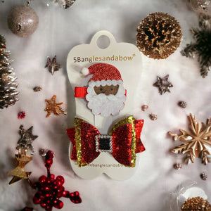 Christmas Holiday Santa Buckle Set