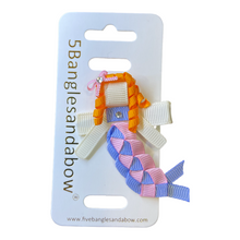 Load image into Gallery viewer, Mermaid Ribbon Doll Hair Clip