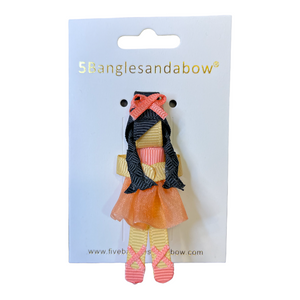 Ribbon Doll Hair Clip