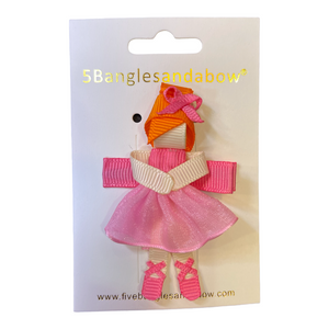 Ribbon Doll Hair Clip