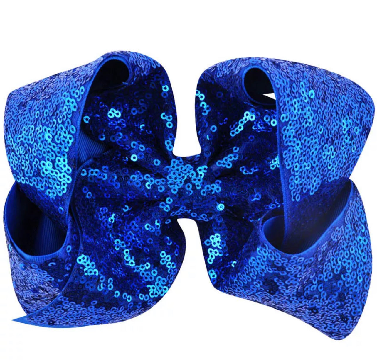 8 Jumbo Sequin Royal Blue Boutique Bow – 5Banglesandabow®