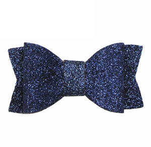 2 Inch Glitter Hair Bow Set