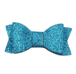 2 Inch Glitter Hair Bow Set