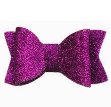 Load image into Gallery viewer, 2 Inch Glitter Hair Bow Set