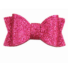 Load image into Gallery viewer, 2 Inch Glitter Hair Bow Set