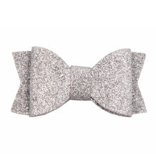 Load image into Gallery viewer, 2 Inch Glitter Hair Bow Set