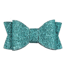 Load image into Gallery viewer, 2 Inch Glitter Hair Bow Set