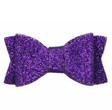 Load image into Gallery viewer, 2 Inch Glitter Hair Bow Set