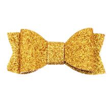 Load image into Gallery viewer, 2 Inch Glitter Hair Bow Set