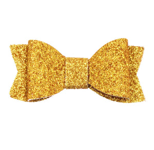 2 Inch Glitter Hair Bow Set