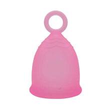 Load image into Gallery viewer, Menstrual Ring Cup Translucent Pink