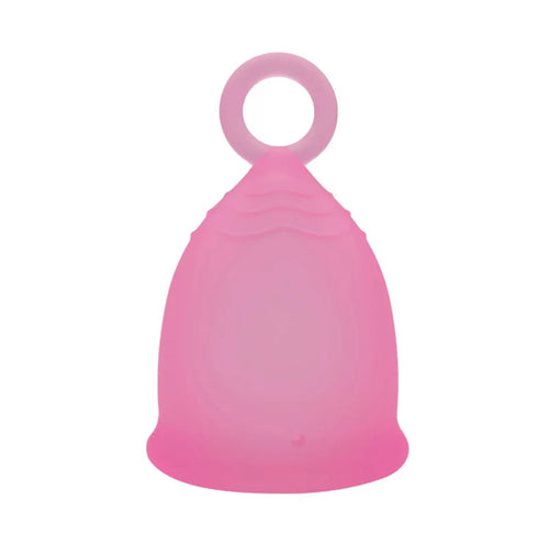 Menstrual Ring Cup Translucent Pink