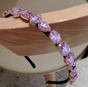 Lavender Jewel Crystal Headbands