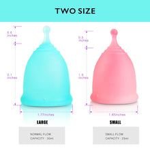 Load image into Gallery viewer, Menstrual Cup Translucent Purple