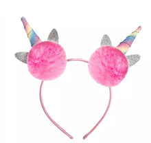 Load image into Gallery viewer, Unicorn &amp; Pom Pom Headbands