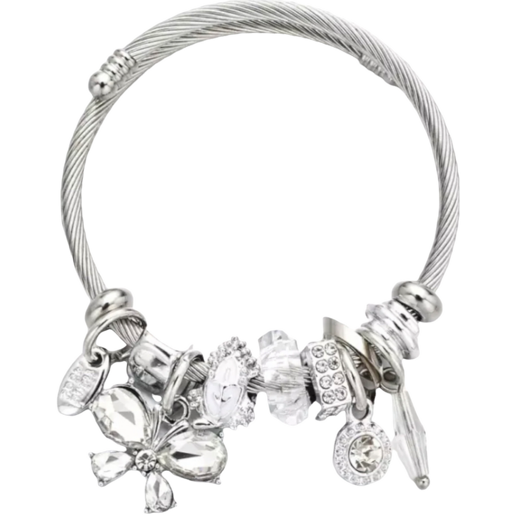 Children Stainless Steel Charm Bracelet