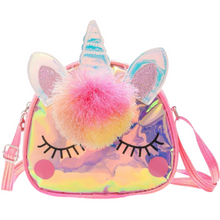 Load image into Gallery viewer, Unicorn Pom Pom Handbag