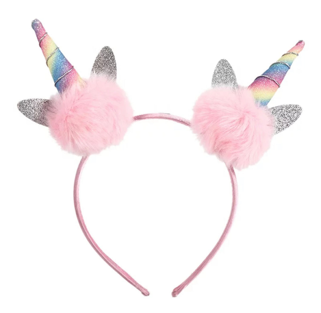 Unicorn & Pom Pom Headbands