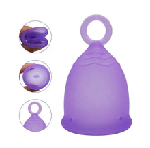 Load image into Gallery viewer, Menstrual Ring Cup Clear