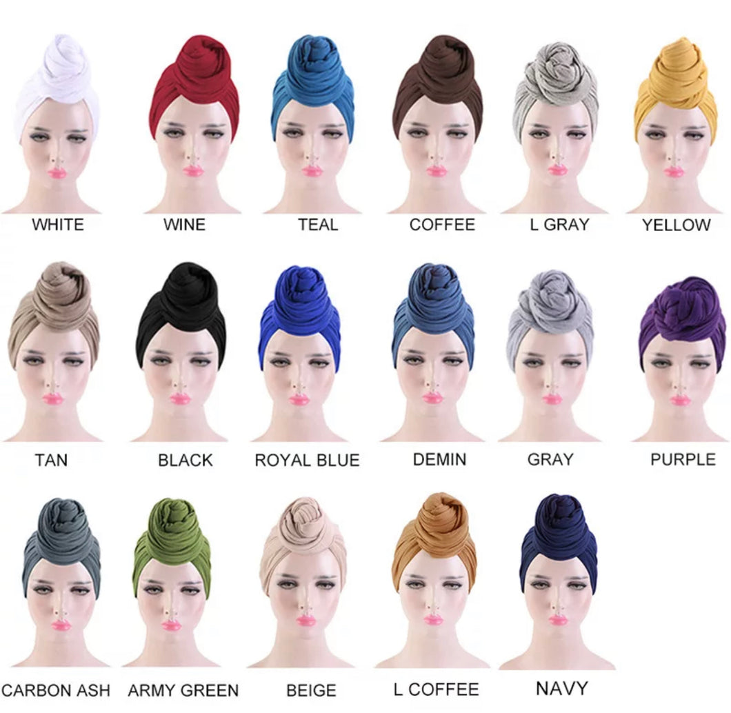 Jersey Cotton Hair Wraps