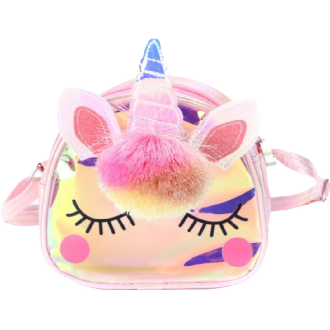 Unicorn Pom Pom Handbag