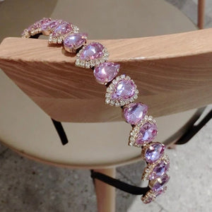 Lavender Jewel Crystal Headbands